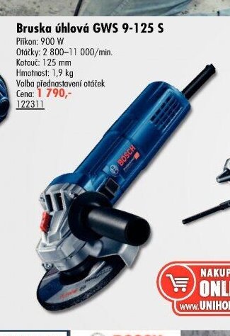 Bruska úhlová GWS 9-125 S - UNI HOBBY akcniletaky.com