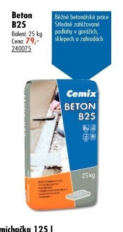 Beton B25 - UNI HOBBY akcniletaky.com