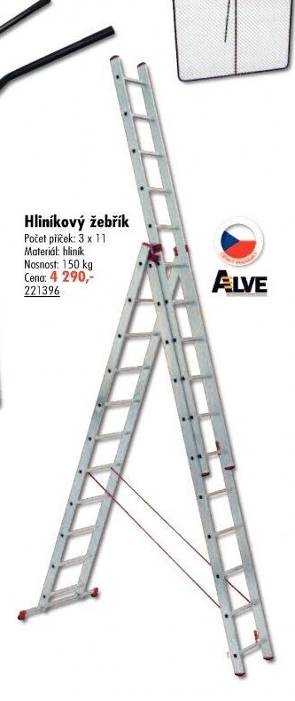 Hliníkový žebřík - UNI HOBBY akcniletaky.com
