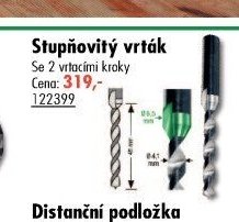 Stupňovitý vrták - UNI HOBBY akcniletaky.com
