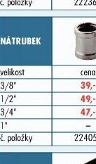 Pochromované fitinky - Vsuvka - UNI HOBBY akcniletaky.com