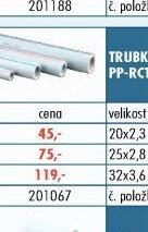 Rozvody PPR - Trubka PP-RCT 3 m - UNI HOBBY akcniletaky.com