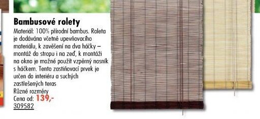 Bambusové rolety - UNI HOBBY akcniletaky.com