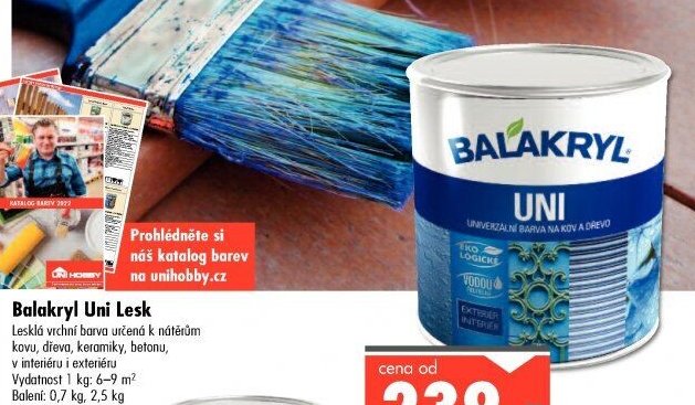 Balakryl Uni Lesk - UNI HOBBY akcniletaky.com