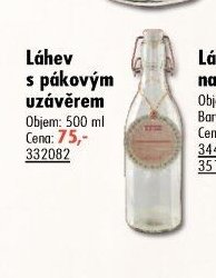 Láhev s pákovým uzávěrem - UNI HOBBY akcniletaky.com
