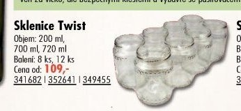 Sklenice Twist (200 ml, 700 ml) - UNI HOBBY akcniletaky.com