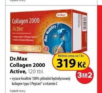 Dr.Max Collagen 2000 Active, 120 tbl.