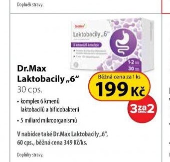 Dr.Max Laktobacily „6“ 30 cps.