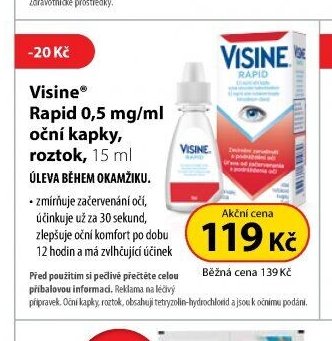 Visine Rapid oční kapky