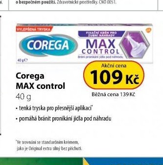 Corega MAX control