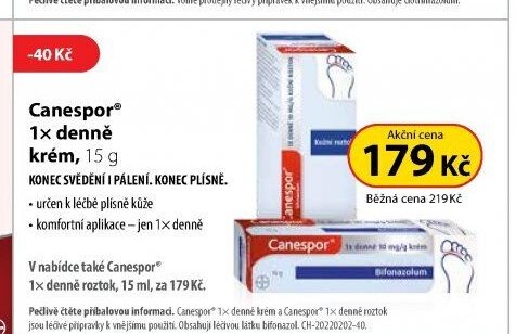Canespor 1x denně krém, 15 g
