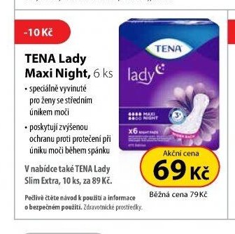 TENA Lady Maxi Night, 6 ks