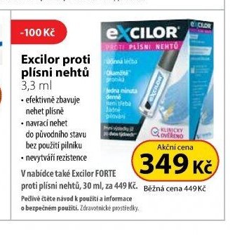 Excilor proti plísni nehtů, 3,3 ml
