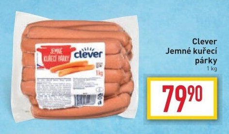 Clever Jemné kuřecí párky