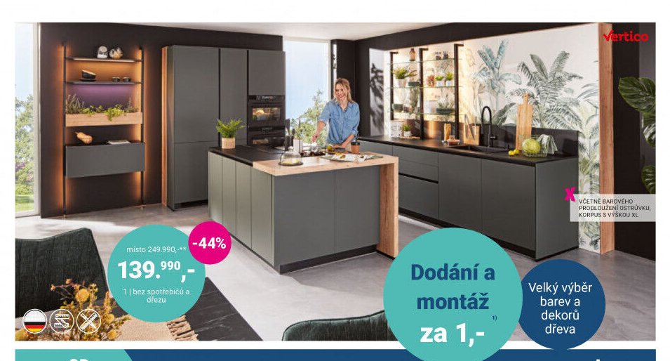 Kuchyň Vertico (kuchyně č. 1) - Möbelix akcniletaky.com