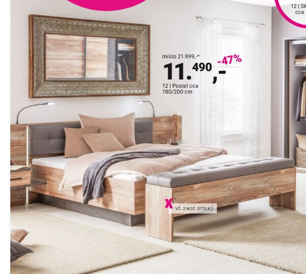 Postel cca 180/200 cm - Möbelix akcniletaky.com