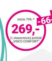 Anatomický polštář VISCO COMFORT - Möbelix akcniletaky.com