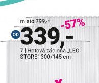 Hotová záclona LEO STORE - Möbelix akcniletaky.com
