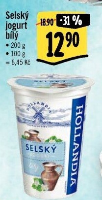 Bílý jogurt selský Hollandia