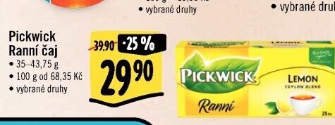 Čaj Ranní Pickwick