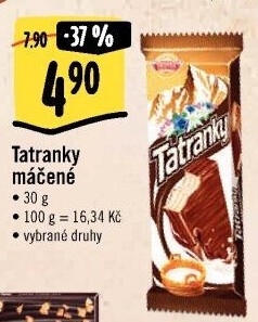 Celomáčené Tatranky Sedita