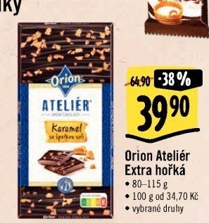 Čokoláda Ateliér Orion