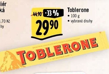 Čokoláda Toblerone