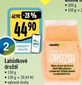 Droždí lahůdkové Country Life