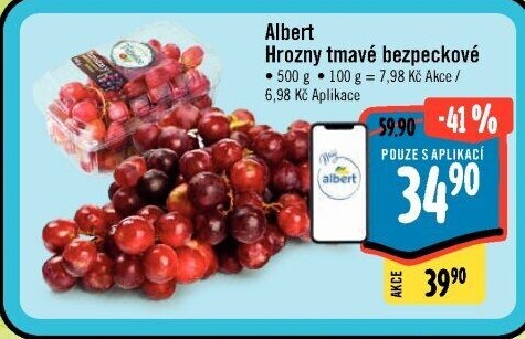 Hrozny tmavé bezsemenné Albert