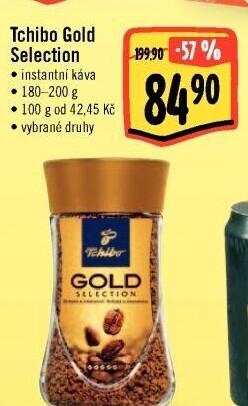 Instantní káva Tchibo Gold Selection