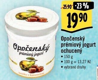 Jogurt ochucený Opočenský Prémiový Bohemilk