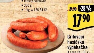 Klobása hasičská vypékačka