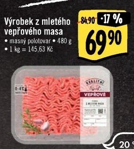 Maso mleté vepřové Albert