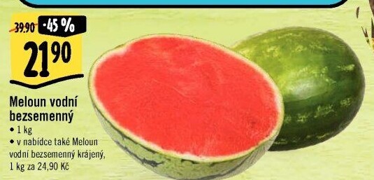 Meloun vodní bezsemenný