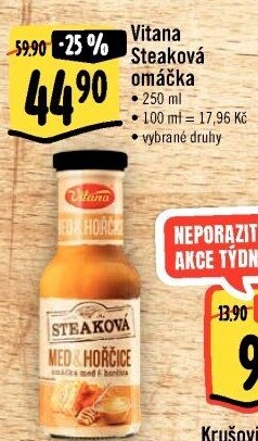 Omáčka steaková Vitana