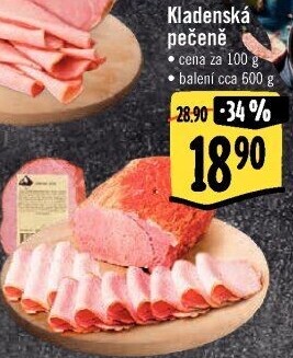 Pečeně kladenská Kostelecké uzeniny