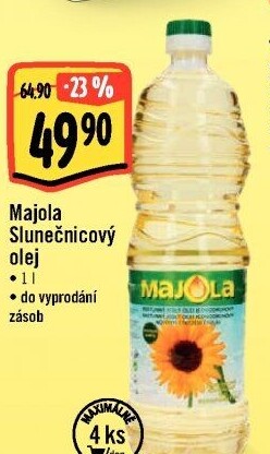 Slunečnicový olej Majola