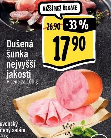 Šunka dušená nejvyšší jakosti