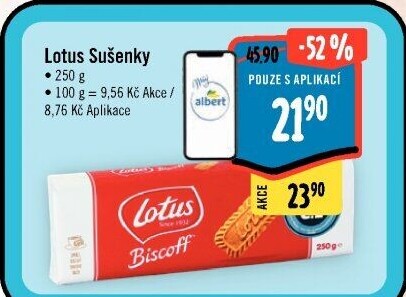 Sušenky Biscoff Lotus