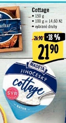 Sýr Cottage Jihočeský Madeta