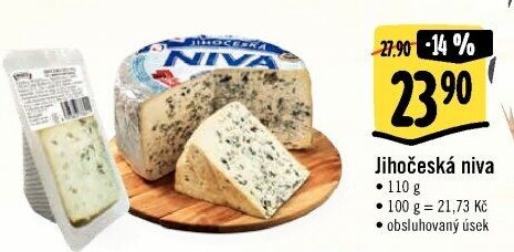 Sýr Niva Jihočeská 50% Madeta