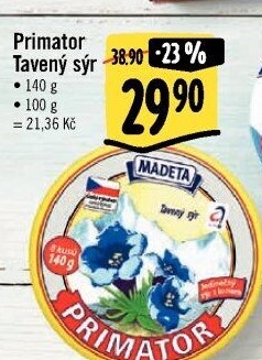 Sýr tavený Primátor Madeta