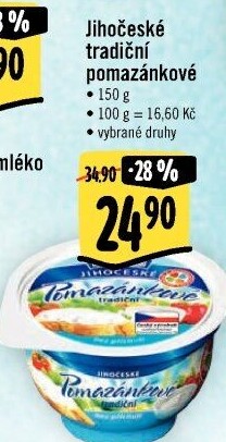 Tradiční pomazánkové Jihočeské Madeta