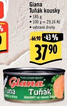 Tuňák kousky Giana