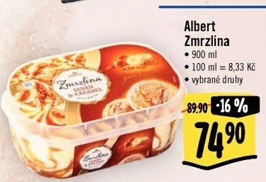 Zmrzlina ve vaničce Albert