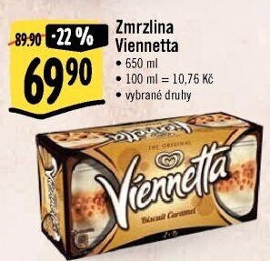 Zmrzlinová roláda Viennetta Algida