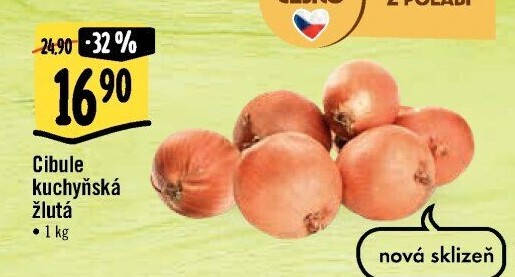 Cibule kuchyňská žlutá