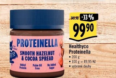 Čokoládová pomazánka Proteinella HealthyCo