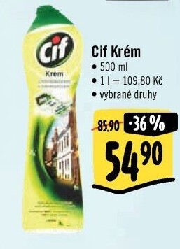 Krémový čistič Cif Cream