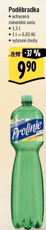 Ochucená voda Poděbradka